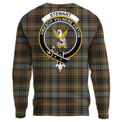 Stewart Hunting Weathered Tartan Crest Sweatshirt