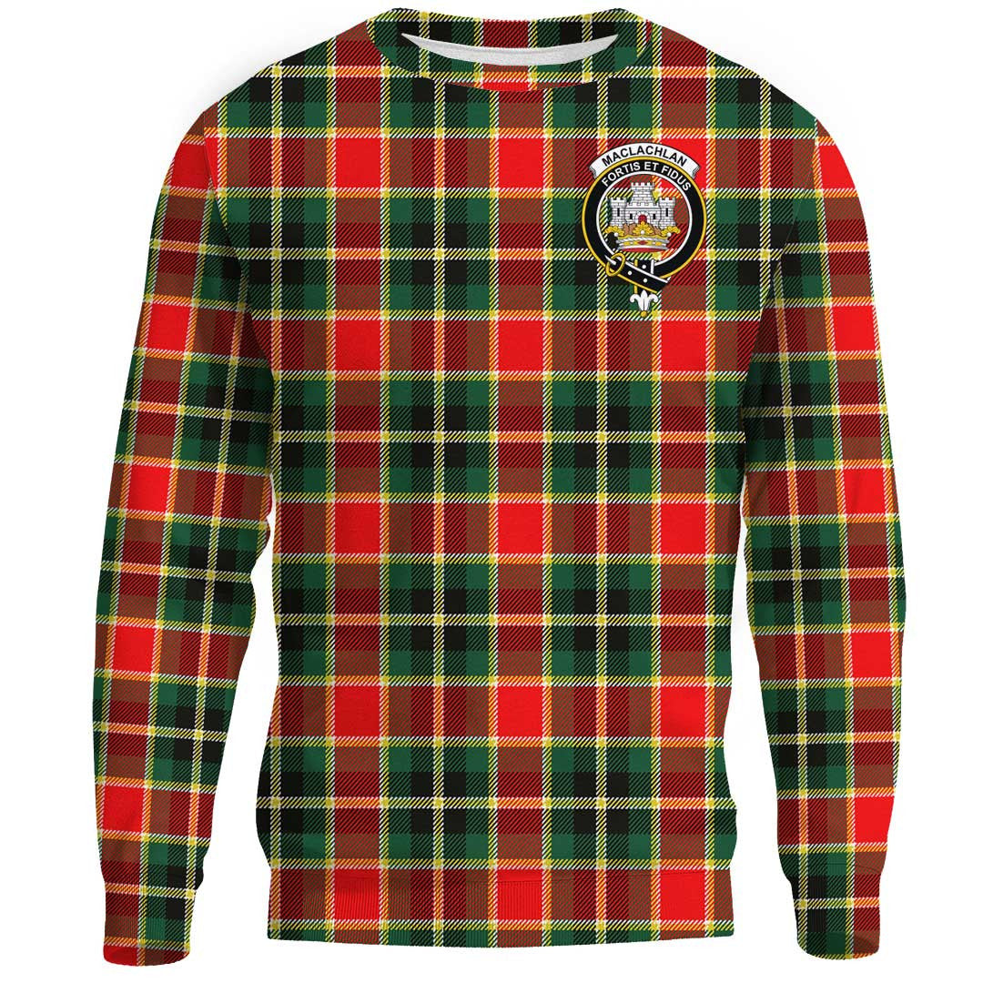 MacLachlan Hunting Modern Tartan Crest Sweatshirt