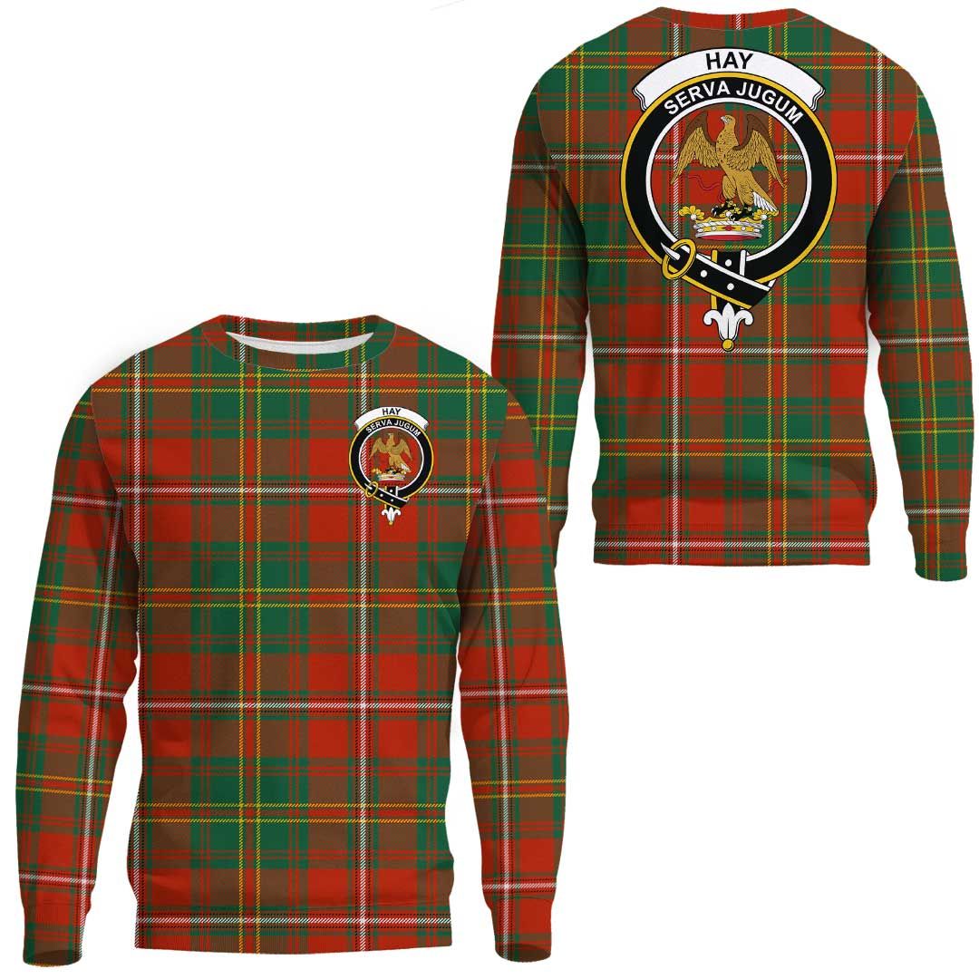 Hay Ancient Tartan Crest Sweatshirt