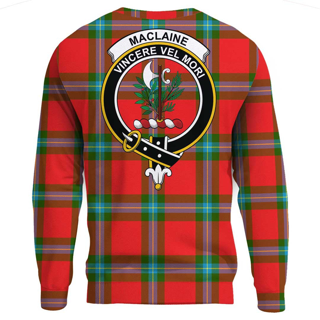 MacLaine of Loch Buie Hunting Ancient Tartan Crest Sweatshirt
