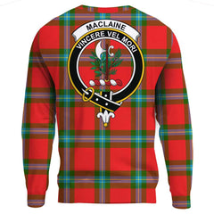 MacLaine of Loch Buie Hunting Ancient Tartan Crest Sweatshirt