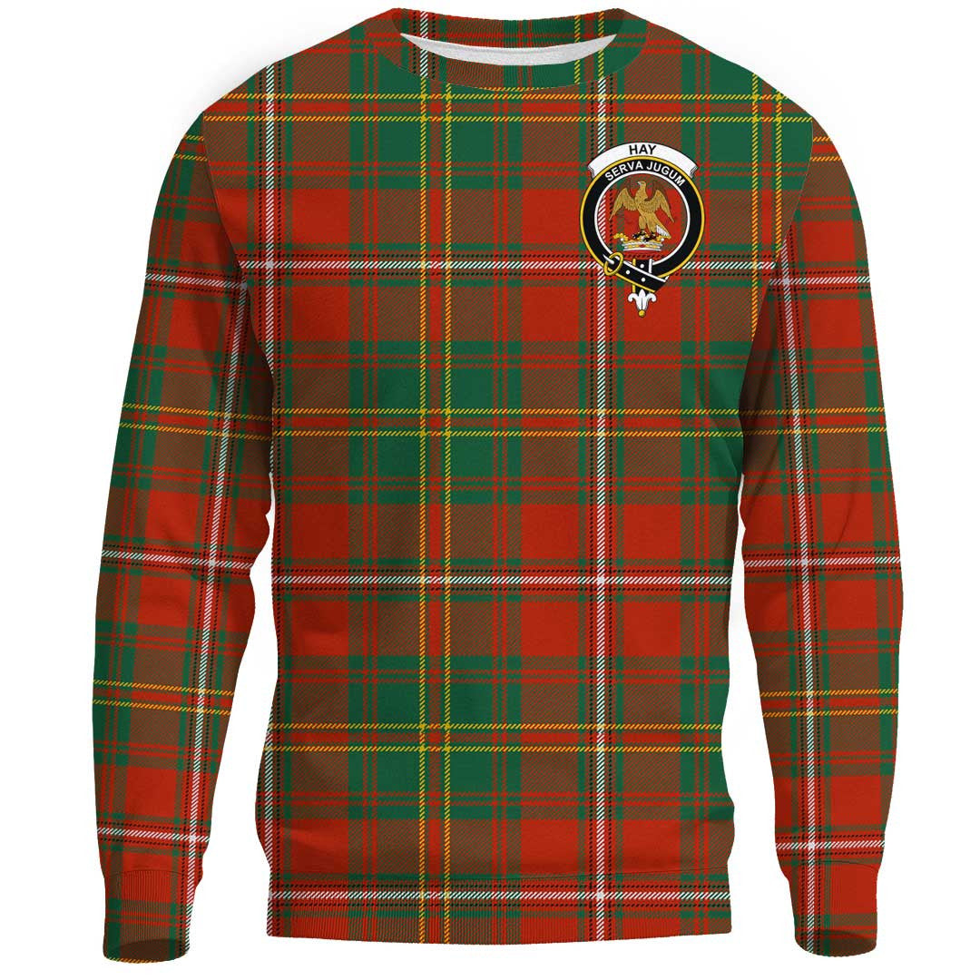 Hay Ancient Tartan Crest Sweatshirt