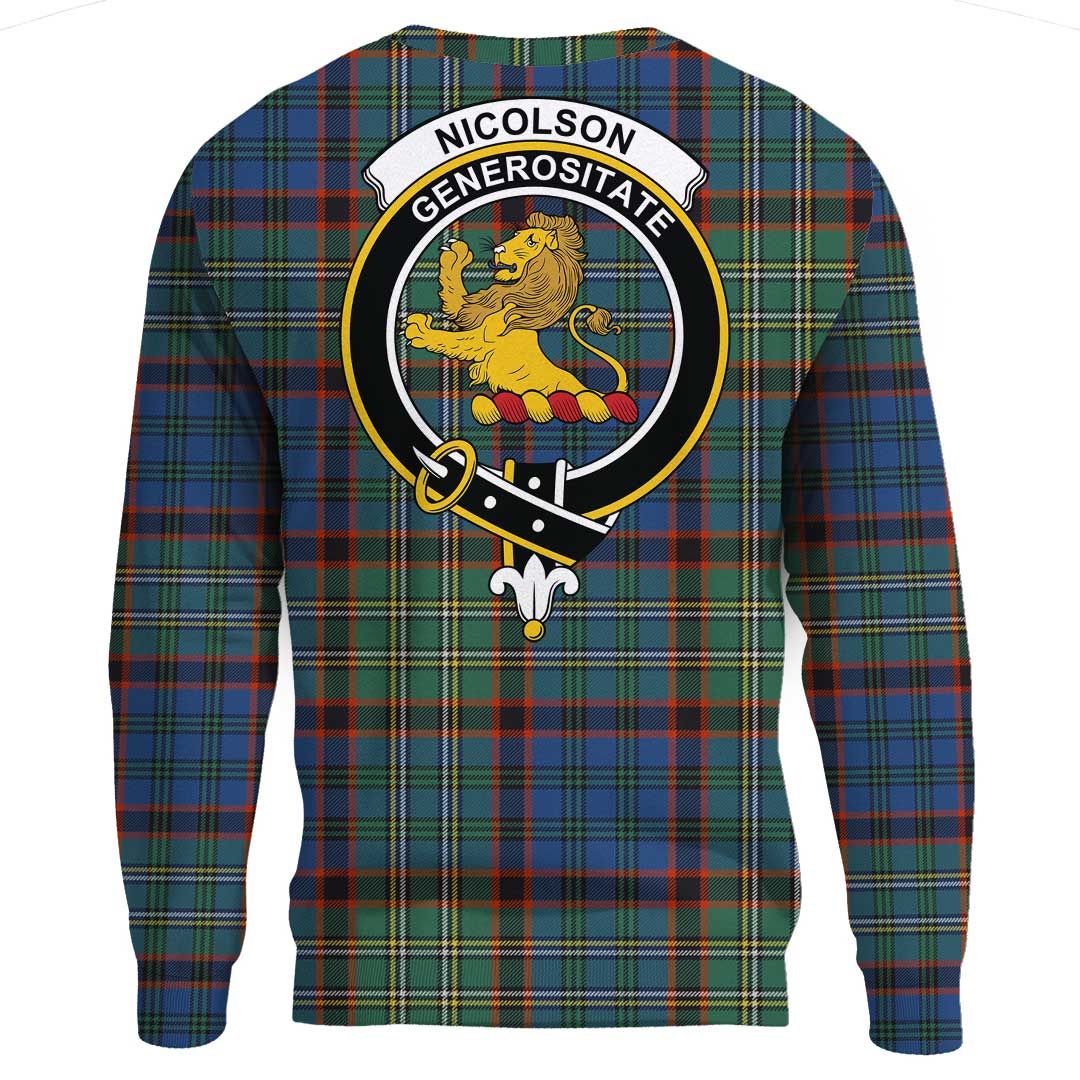 Nicolson Hunting Ancient Tartan Crest Sweatshirt