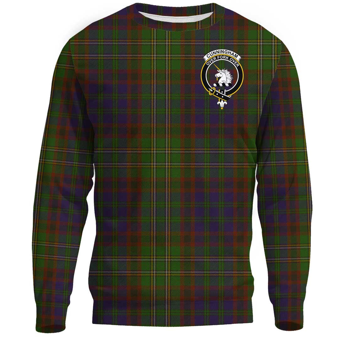 Cunningham Hunting Modern Tartan Crest Sweatshirt