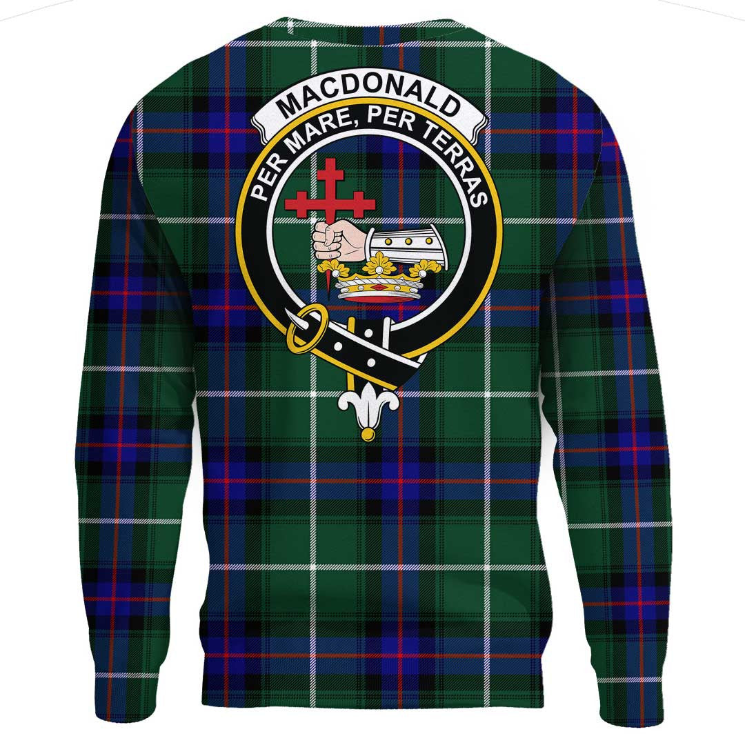 MacDonald of the Isles Hunting Modern Tartan Crest Sweatshirt