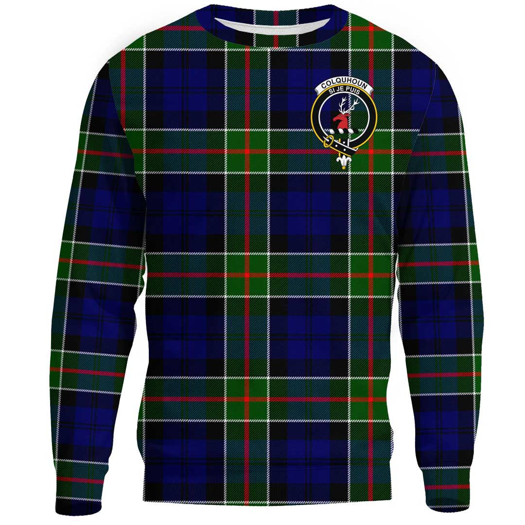 Colquhoun Modern Tartan Crest Sweatshirt