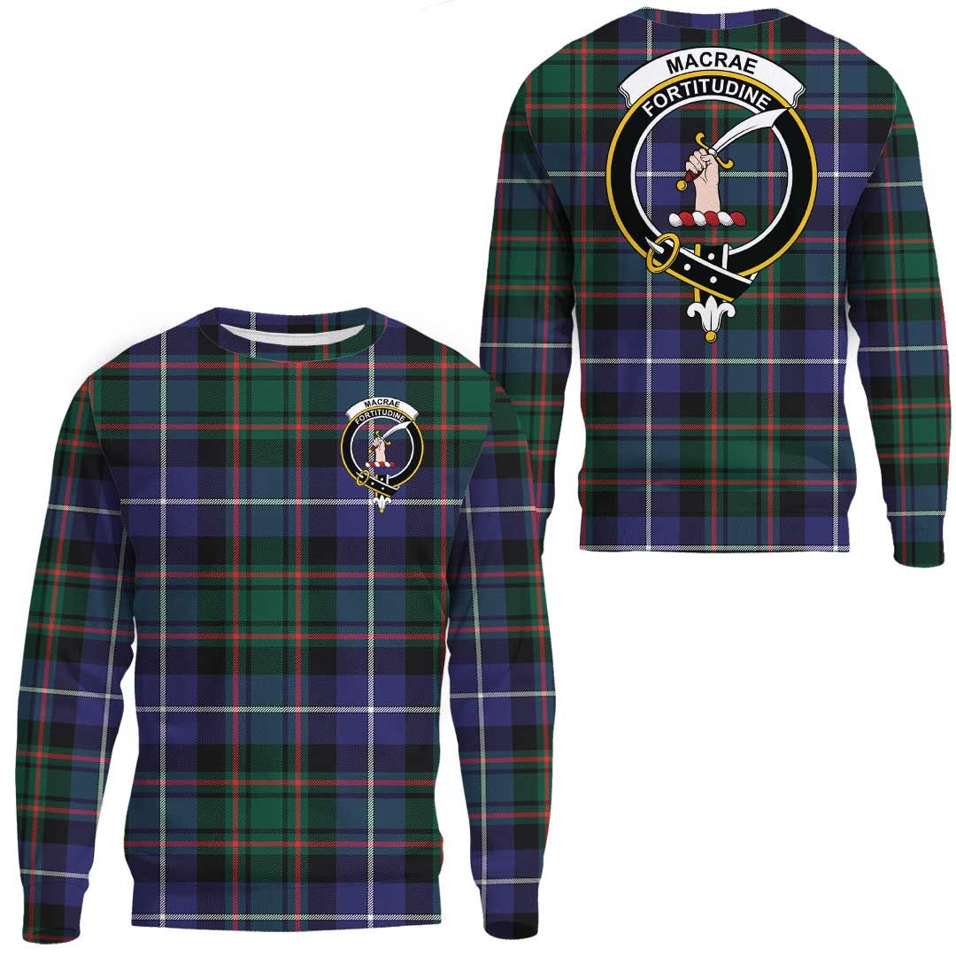 MacRae Hunting Modern Tartan Crest Sweatshirt