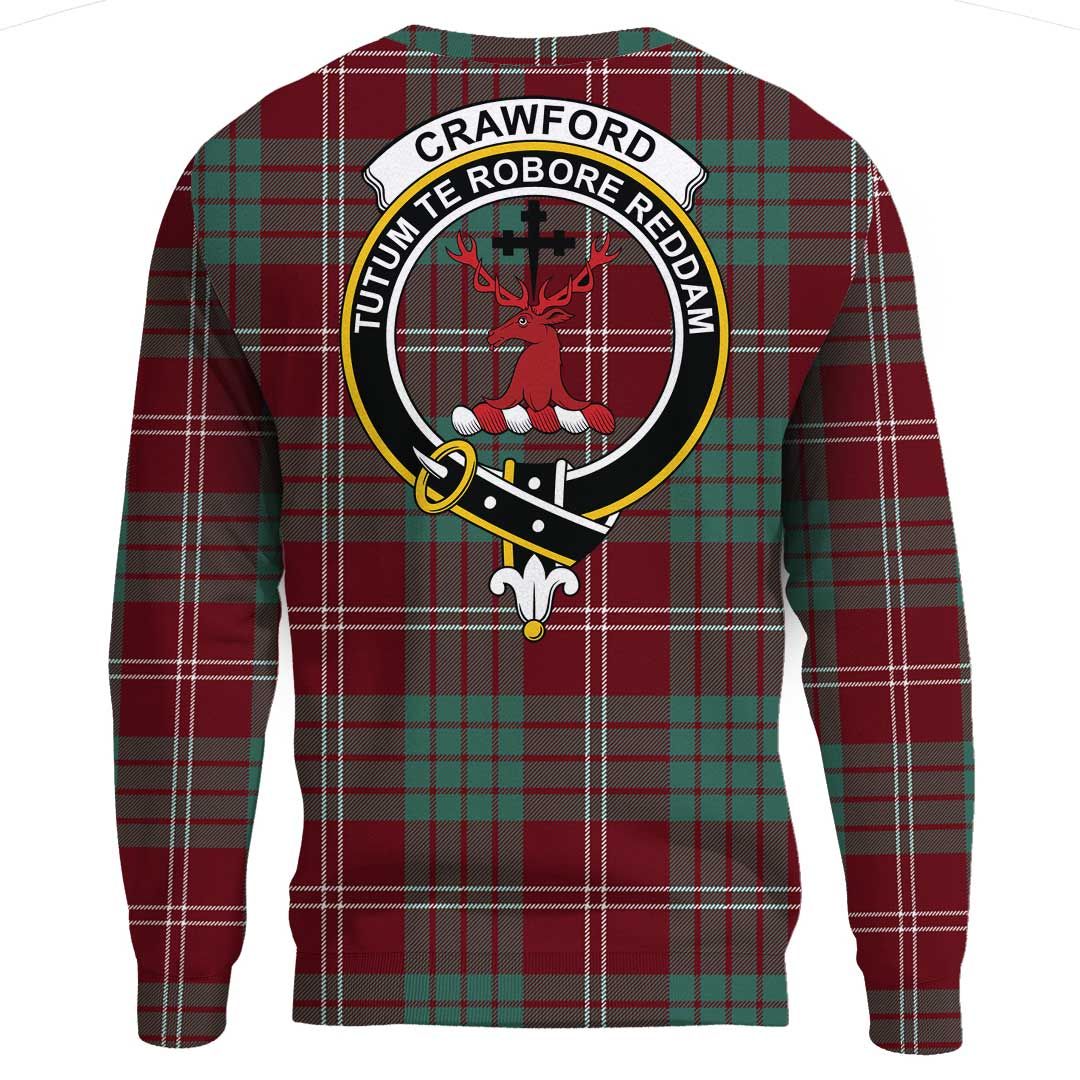 Crawford Modern Tartan Crest Sweatshirt