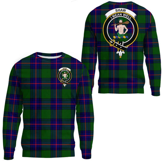 Shaw Modern Tartan Crest Sweatshirt