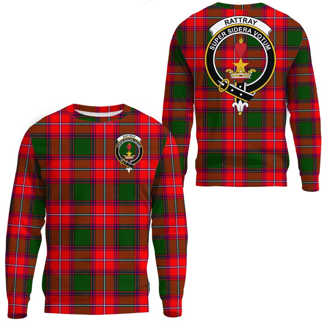 Rattray Modern Tartan Crest Sweatshirt