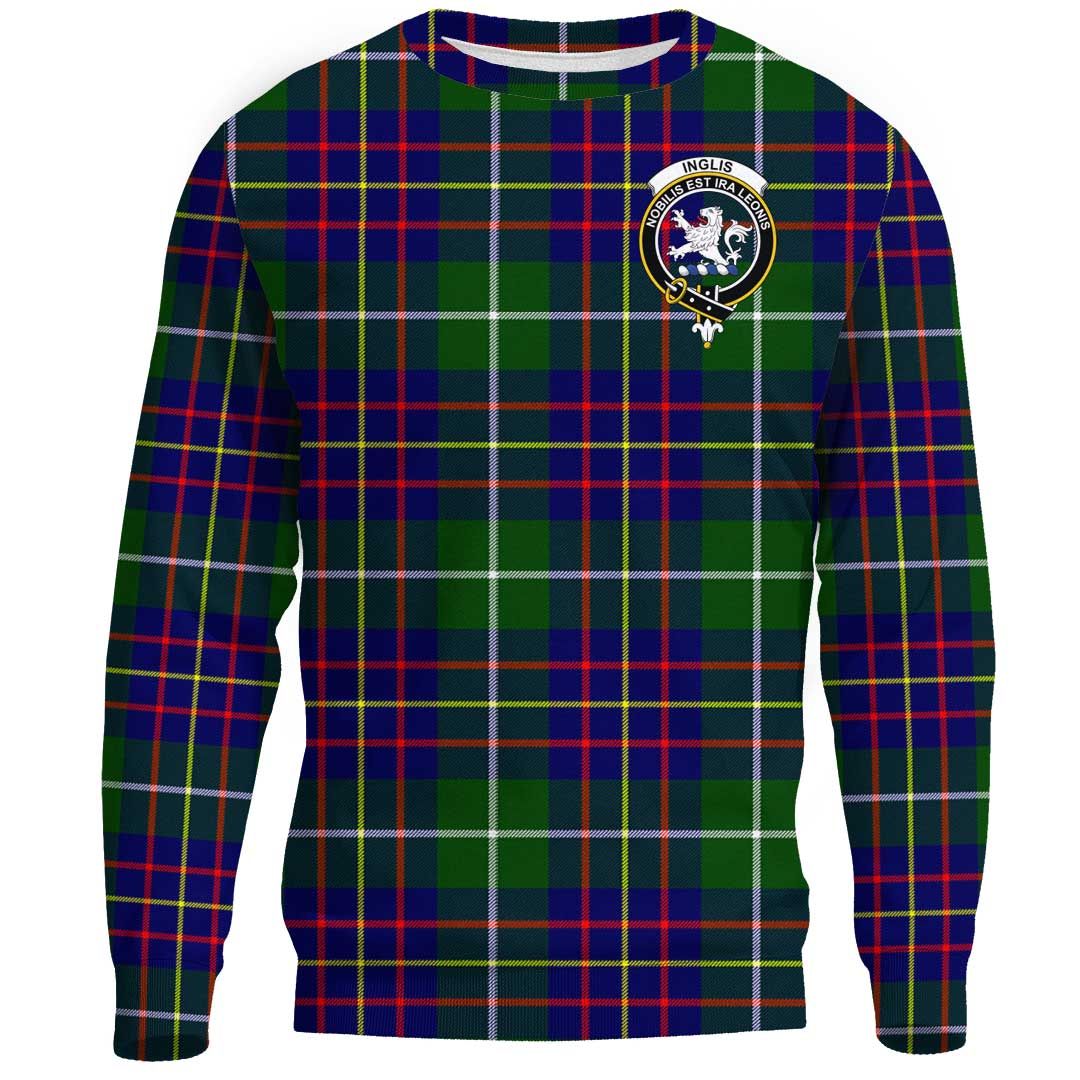 Inglis Modern Tartan Crest Sweatshirt