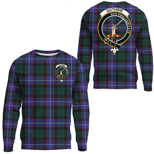 Guthrie Modern Tartan Crest Sweatshirt