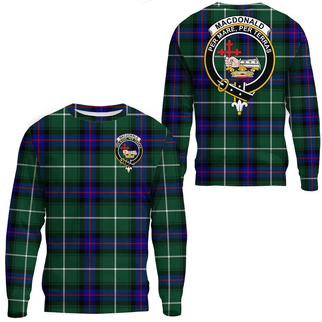 MacDonald of the Isles Hunting Modern Tartan Crest Sweatshirt