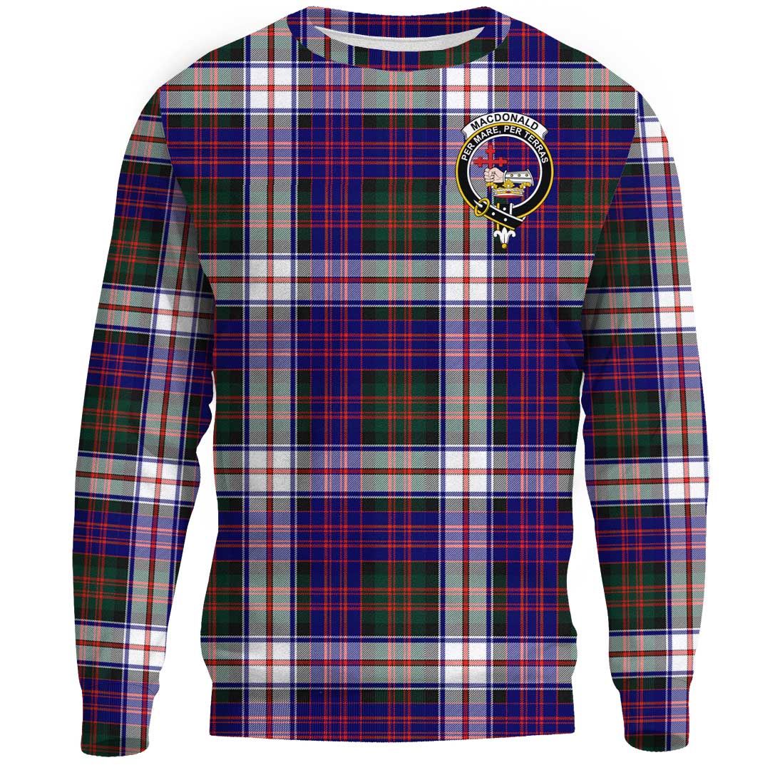 MacDonald Dress Modern Tartan Crest Sweatshirt