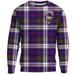 MacDonald Dress Modern Tartan Crest Sweatshirt