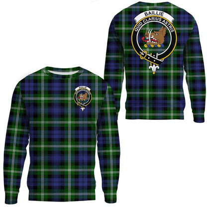 Baillie Modern Tartan Crest Sweatshirt