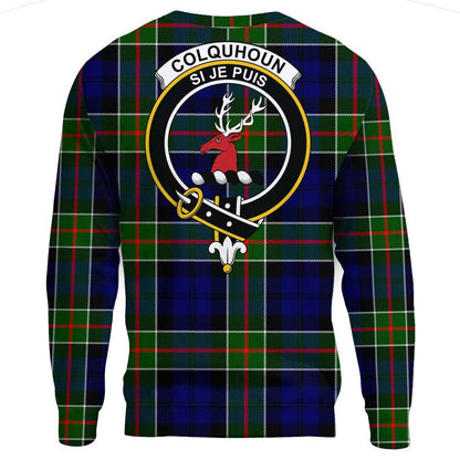 Colquhoun Modern Tartan Crest Sweatshirt