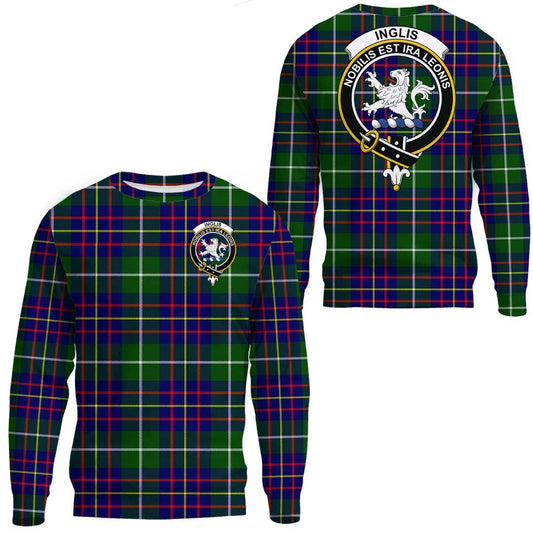 Inglis Modern Tartan Crest Sweatshirt