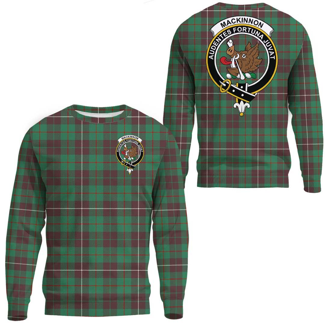 MacKinnon Hunting Ancient Tartan Crest Sweatshirt