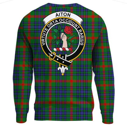 Aiton Tartan Crest Sweatshirt