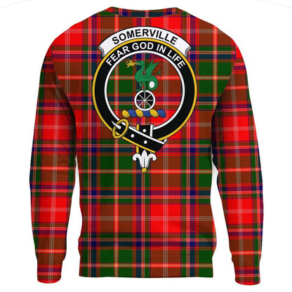 Somerville Modern Tartan Crest Sweatshirt