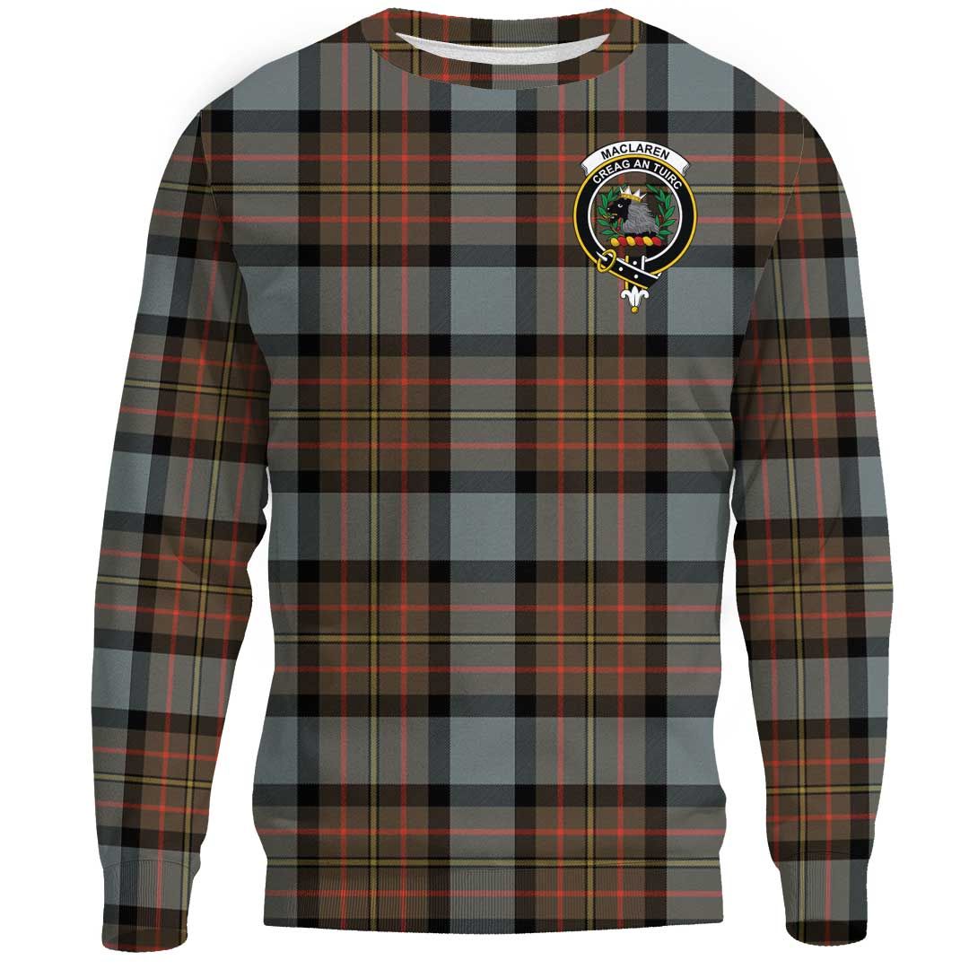 MacLaren Weathered Tartan Crest Sweatshirt