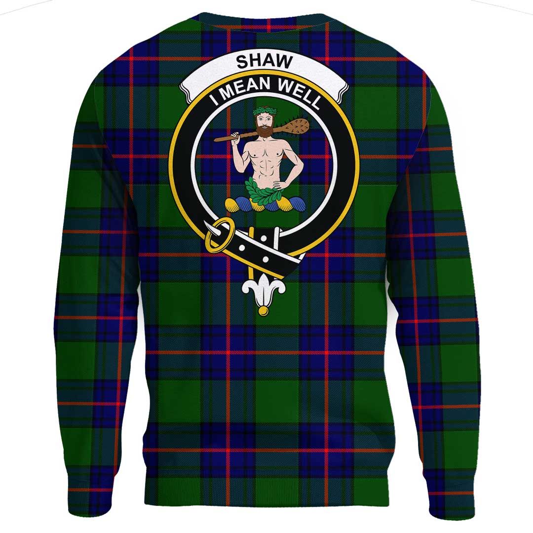 Shaw Modern Tartan Crest Sweatshirt