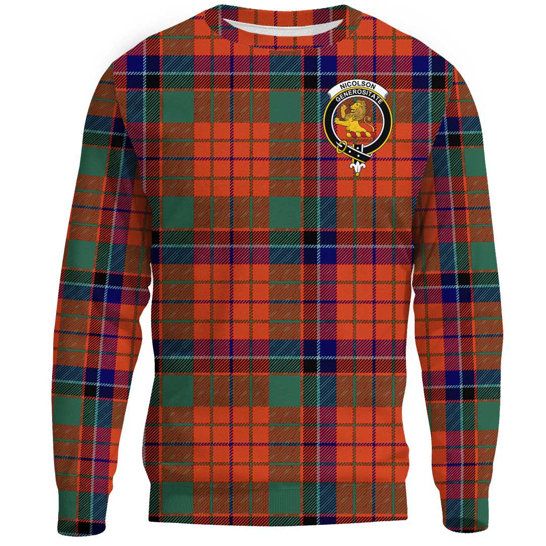 Nicolson Ancient Tartan Crest Sweatshirt