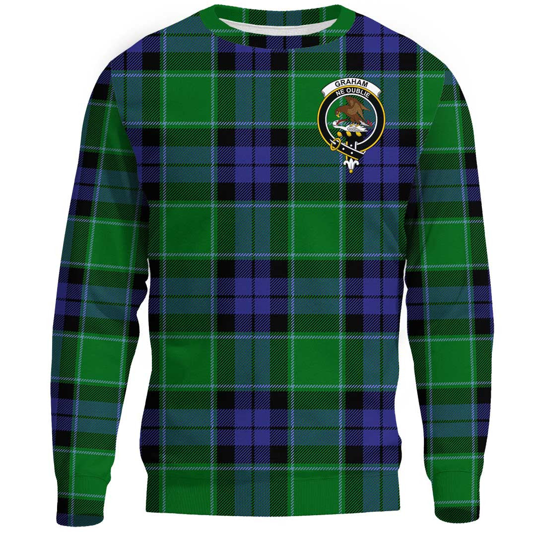 Graham of Menteith Modern Tartan Crest Sweatshirt