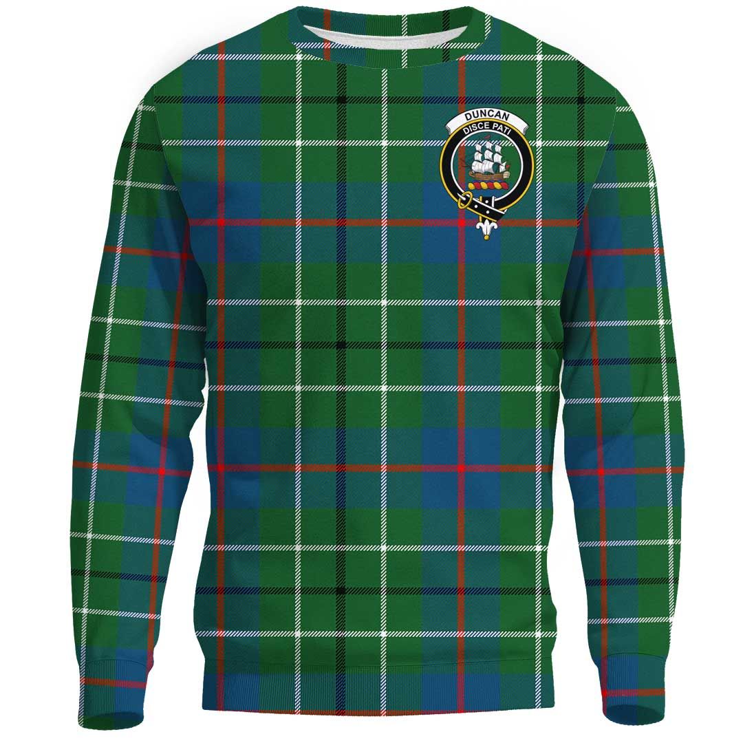 Duncan Ancient Tartan Crest Sweatshirt