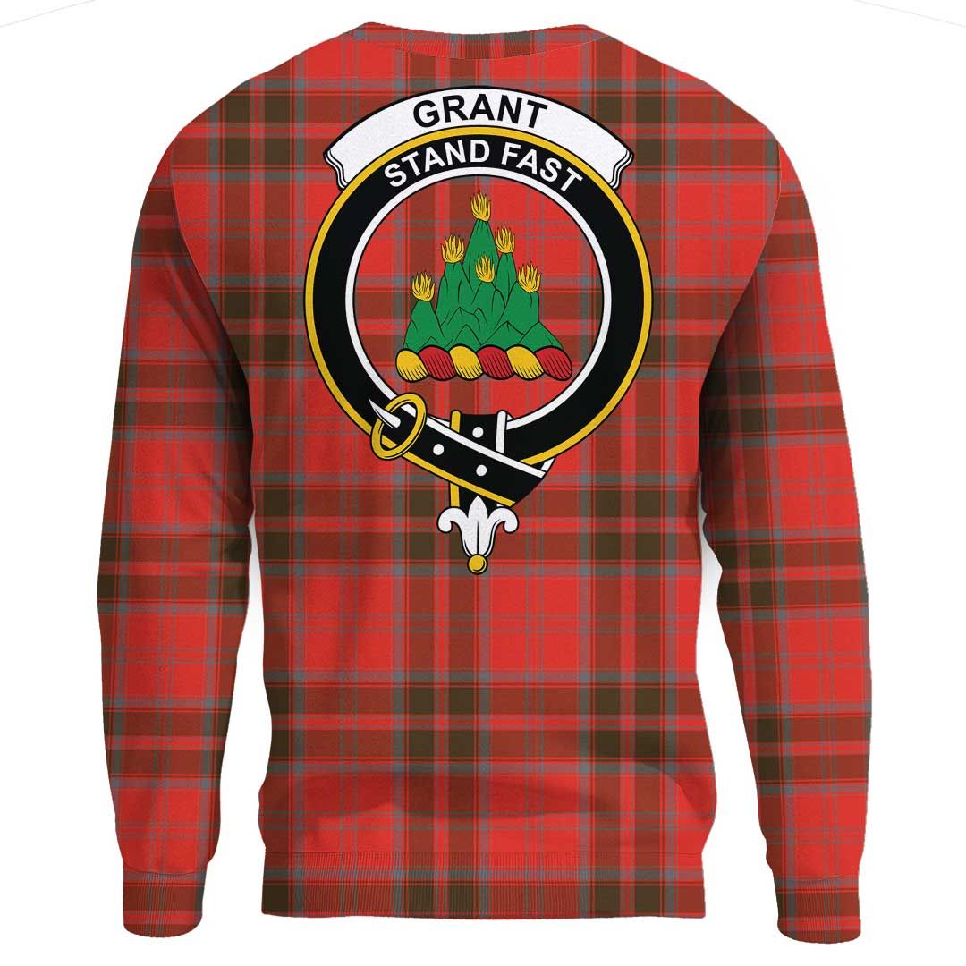 Grant Weathered Tartan Crest Sweatshirt