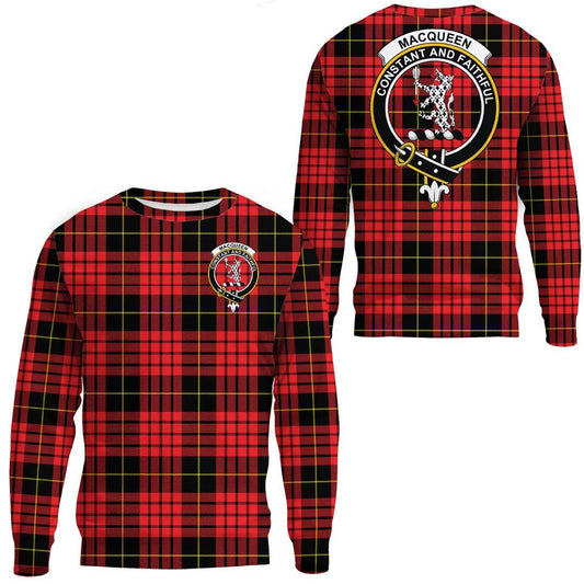 MacQueen Modern Tartan Crest Sweatshirt