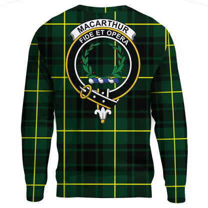 MacArthur Modern Tartan Crest Sweatshirt