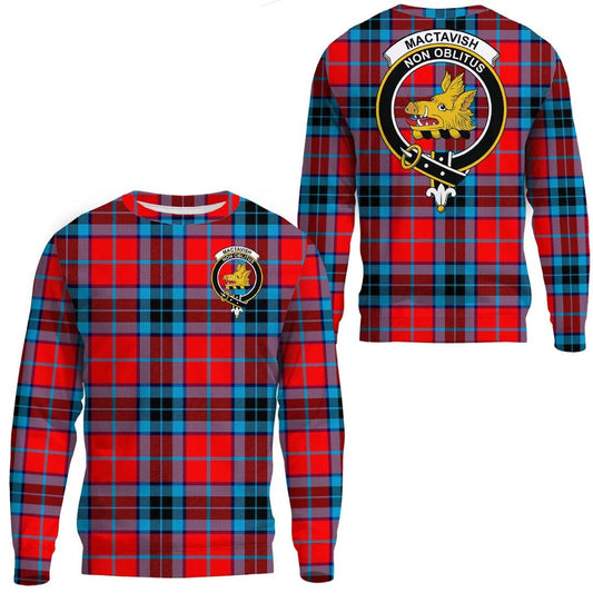 MacTavish Modern Tartan Crest Sweatshirt