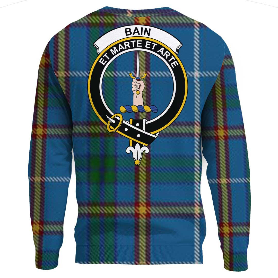 Bain Tartan Crest Sweatshirt