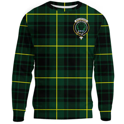 MacArthur Modern Tartan Crest Sweatshirt