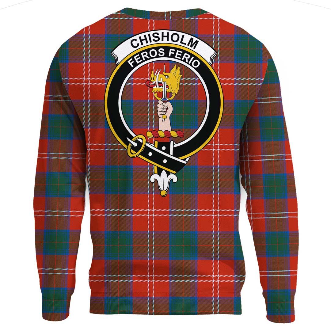 Chisholm Ancient Tartan Crest Sweatshirt