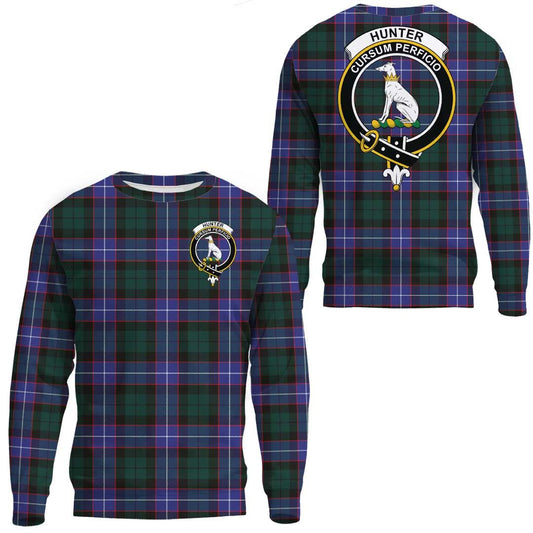 Hunter Modern Tartan Crest Sweatshirt