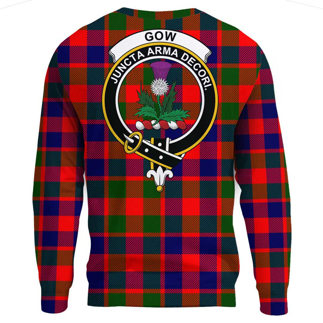 Gow Modern Tartan Crest Sweatshirt