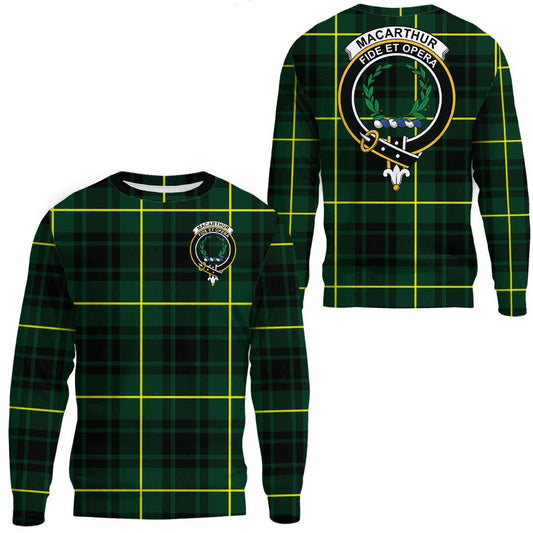 MacArthur Modern Tartan Crest Sweatshirt