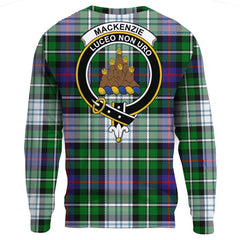 MacKenzie Dress Modern Tartan Crest Sweatshirt