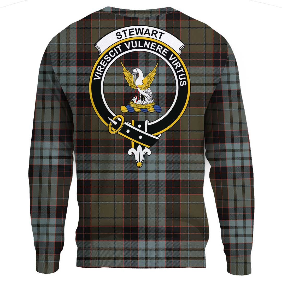 Stewart Old Weathered Tartan Crest Sweatshirt