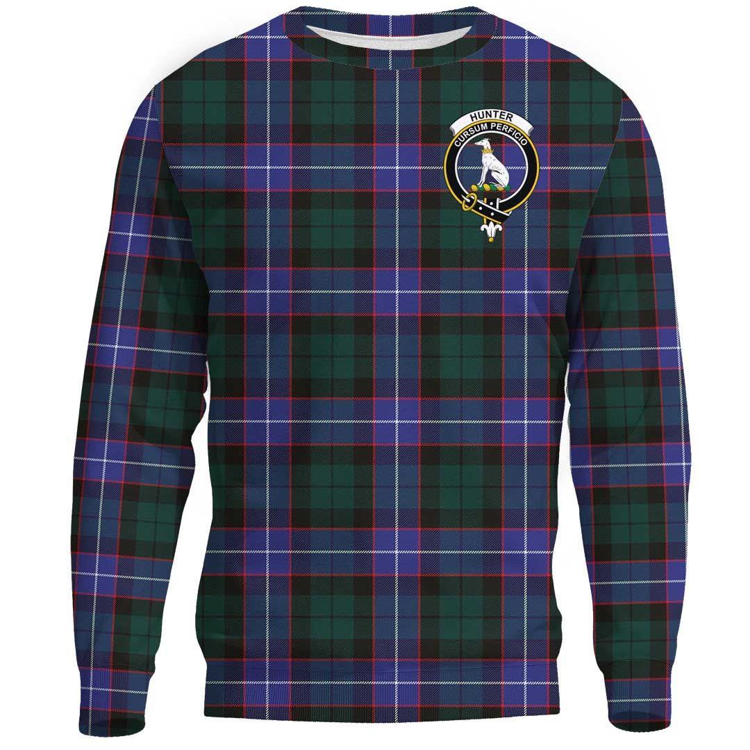 Hunter Modern Tartan Crest Sweatshirt