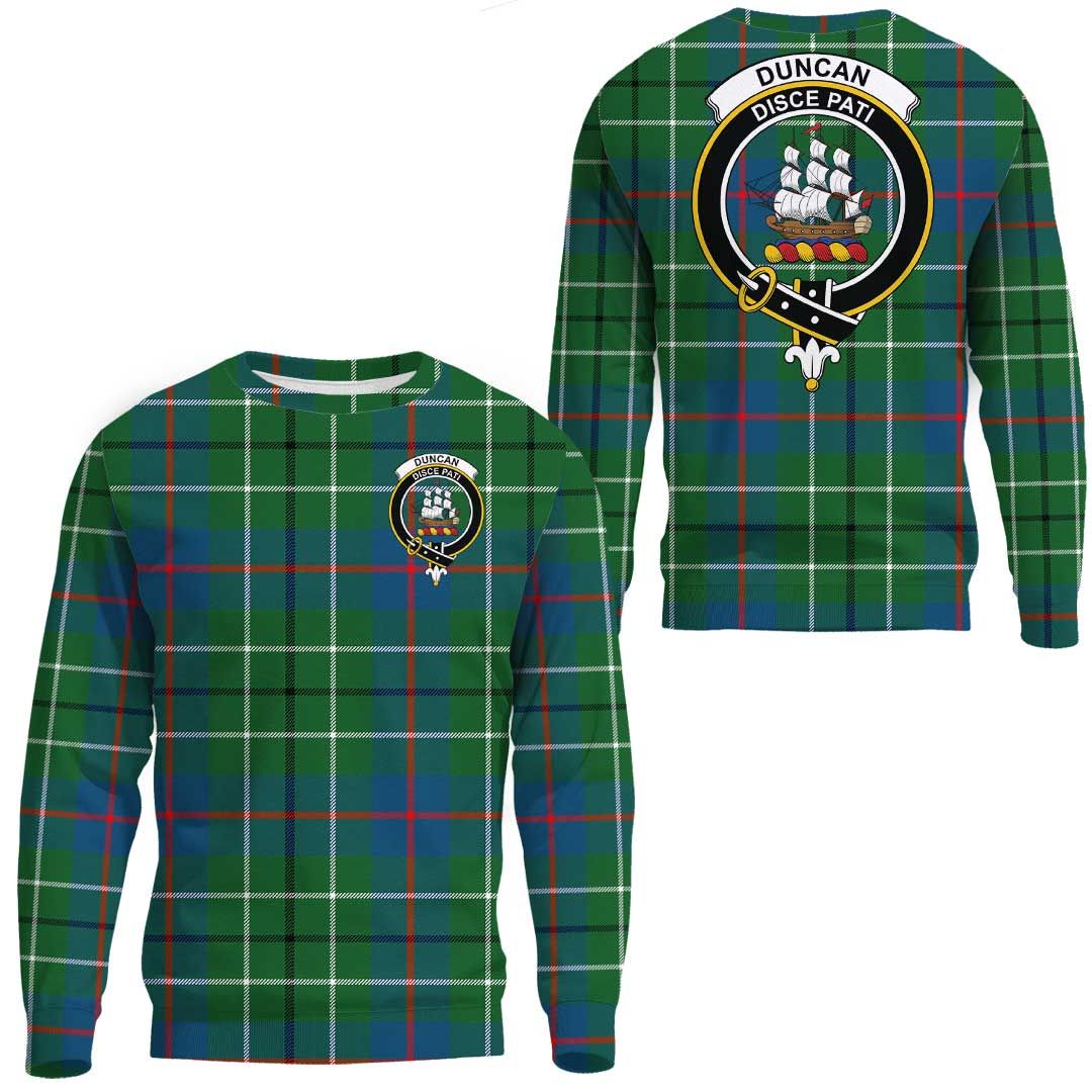 Duncan Ancient Tartan Crest Sweatshirt