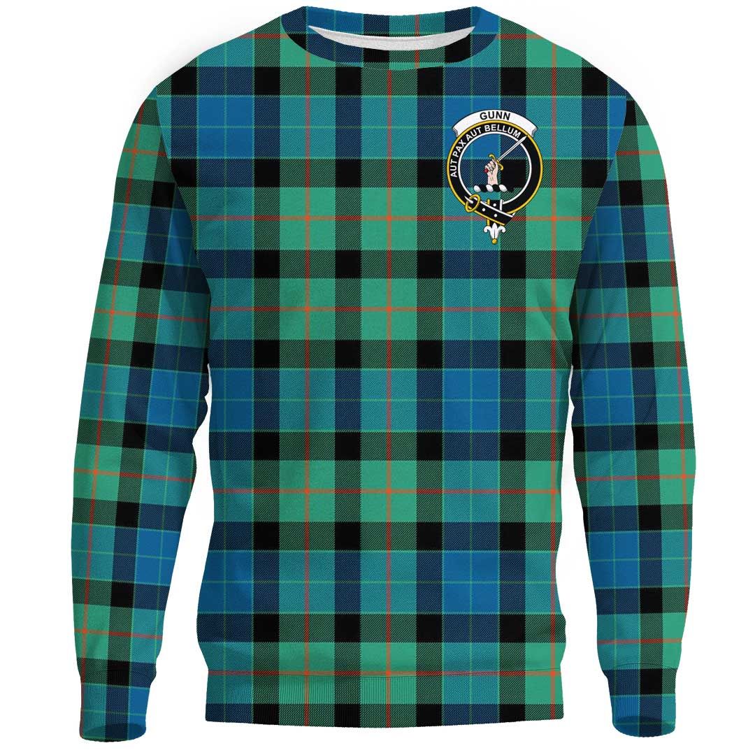 Gunn Ancient Tartan Crest Sweatshirt