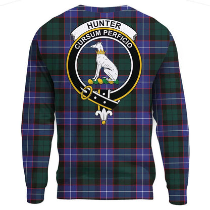 Hunter Modern Tartan Crest Sweatshirt