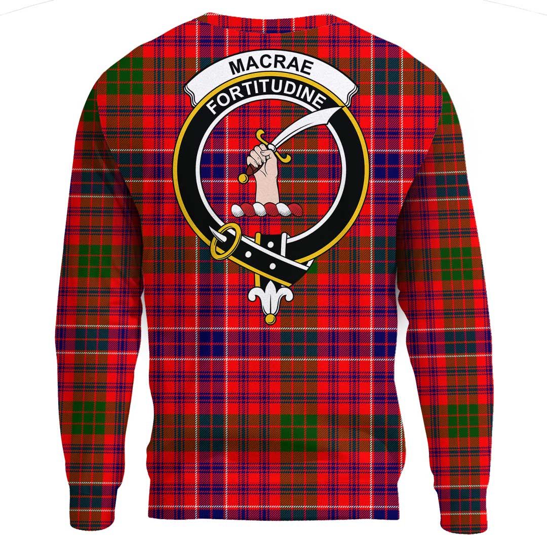 MacRae Modern Tartan Crest Sweatshirt