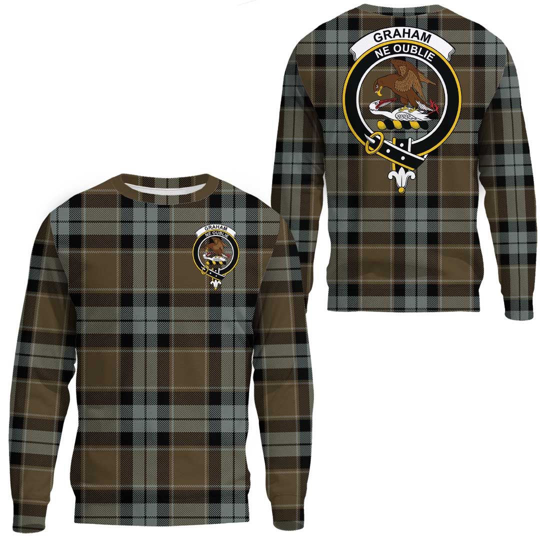 Graham of Menteith Weathered Tartan Crest Sweatshirt