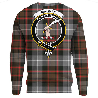 MacRae Hunting Weathered Tartan Crest Sweatshirt