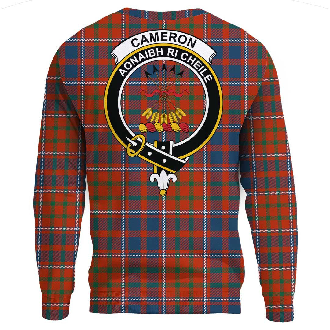 Cameron of Lochiel Ancient Tartan Crest Sweatshirt